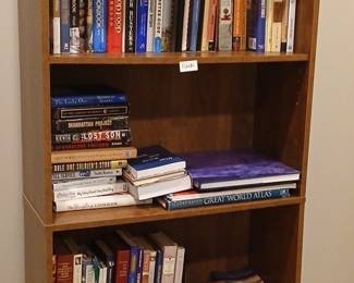 Contemporary Laminate Five-Shelf Bookcase