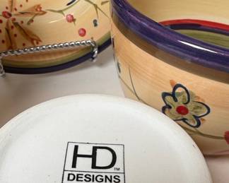 HD Designs Simone Floral Dinnerware Set