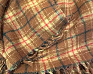 Tartan Plaid Wool Throw Blanket