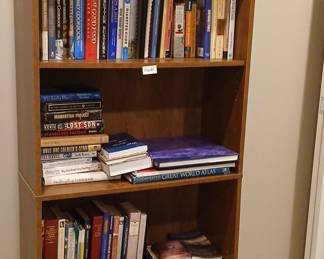 Contemporary Laminate Five-Shelf Bookcase