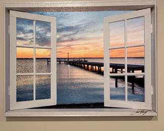 Joel Macey Faux Window Pier Art