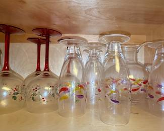Mixed Assortment of Decorative Glassware