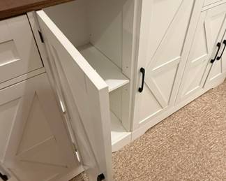 Farmhouse Style 6-Door Sideboard Console