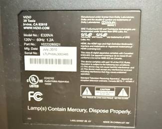Vizio E320VA 32-Inch LCD Television