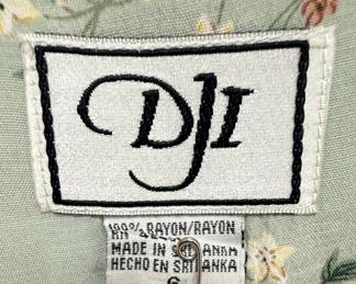DJI Floral Rayon Midi Dress