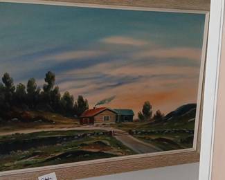 Bj. Södal Landscape Oil Paintings
