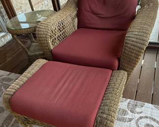 Wicker Style Patio Conversation Set