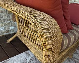 Wicker Style Patio Conversation Set