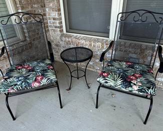Wrought Iron Style Bistro Set