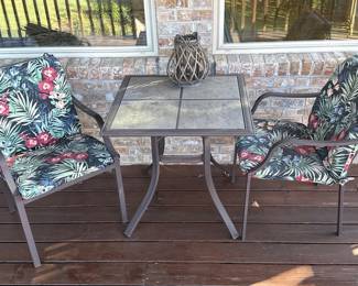Wrought Iron Style Bistro Set