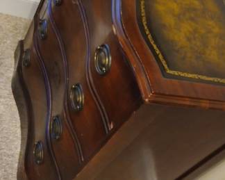 Bombay Style Chest with Leather Top