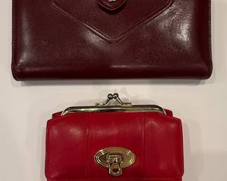 Vintage Baronet and Buxton Leather Wallet Set