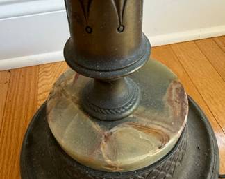 Art Deco Style Torchiere Floor Lamp