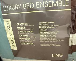 Madison Park & Home Accents King Bedding Lot