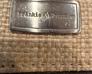 Frankie & Johnnie Woven Crossbody Bag