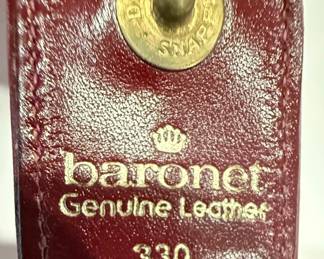 Vintage Baronet and Buxton Leather Wallet Set