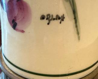 Orlay Hand-Painted Porcelain Table Lamp