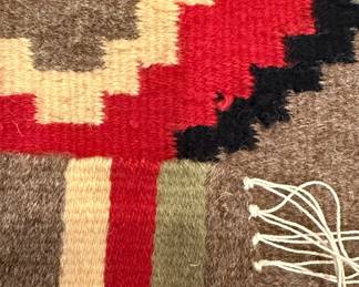 Southwestern Style Woven Wool Wall Hanging