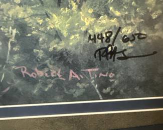 Robert A. Tino Will of the Wind Signed Lithograph