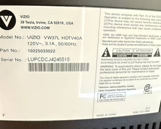 Vizio VW37L HDTV40A 37-inch LCD Television