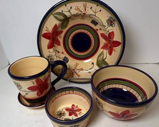 HD Designs Simone Floral Dinnerware Set