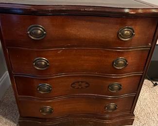 French Provincial Style Bombe Chest