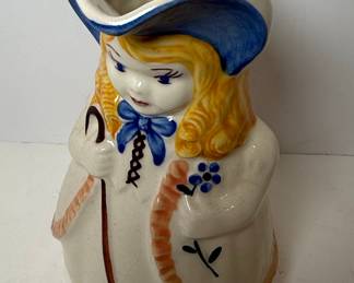 Vintage Shawnee Little Bo Peep Figural Pitcher