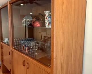 Mid-Century Modern Style Teak Wall Unit