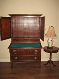 antique mahogany Sheraton secretary