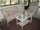 Outdoor wicker