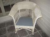 antique wicker rocker
