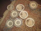 Brown transfer ware
