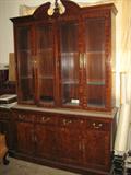 Thomasville mahogany china cabinet