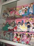 large collection of dolls, including Madame Alexander, Franklin Mint, Brides of All Nations, vintage Barbie and friends, Charming Cathy, Chatty twins, Thumbelina, porcelain antique dolls