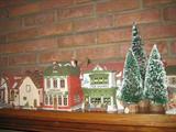 large collection of Dept 56 Dickens village houses