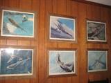 cypress framed airplane prints