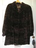Sheared beaver coat