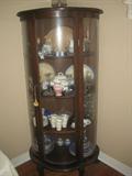 glass front curio cabinet