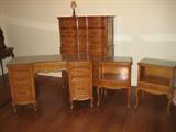 vintage French provincial bedroom furniture