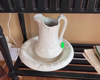 Pitcher with bowl