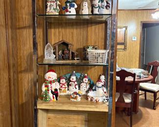 Christmas decor - snowmen figurines & nativity sets