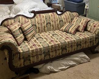 Traditional Camelback Sofa