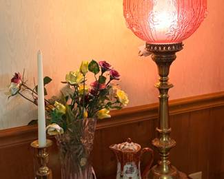Cranberry Lamp