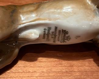 T100 - $30. Rosenthal Kunstabteilung ceramic dachshund from Germany. 6" long. Excellent condition.