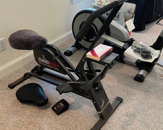 T95 - $25. Health Rider Total Body Aerobic Fitness machine, with extra seat. 36" x 48" x 39.5"T. In good condition and works smoothly. On the 2nd floor please have help to move.