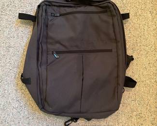 T89 - $20. Grey Rick Steves Europe Convertible Carry-On Backpack 22" Expandable Travel Bag.