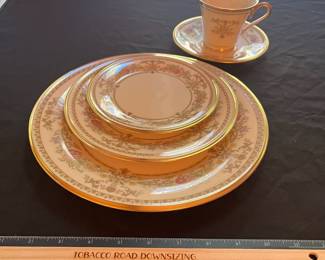 T32 - $250. Lenox Castle Garden China. 45 pieces. Excellent condition.