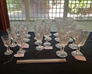 Overview of Waterford "Rosslare" Glasses.
