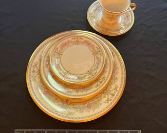 T32 - $250. Lenox Castle Garden China. 45 pieces. Excellent condition.