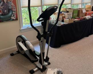 T96 - $50. Smooth Fitness Cross Trainer XTR1, includes cardio pulse monitor and manual. 24" x 58" x 60"T. In good condition and works well. On the 2nd floor. Please have help to move!